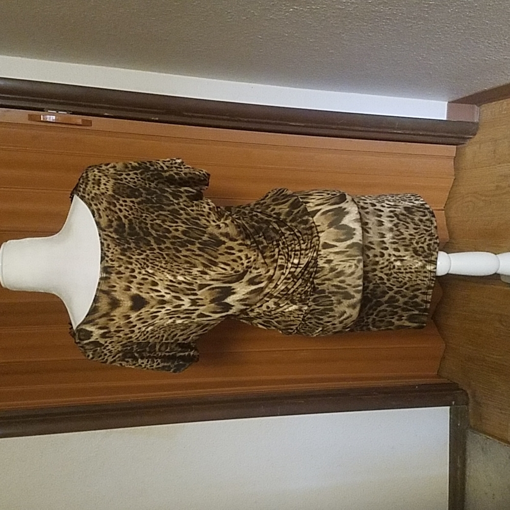 SABORA LEOPARD DRESS - Picture 3 of 6